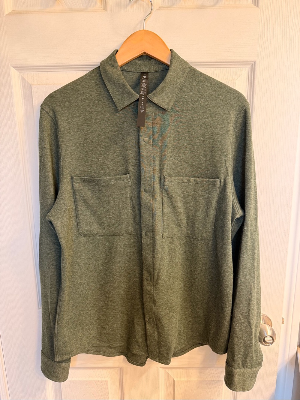 lululemon athletica Olive Green Lightweight Shirt Jacket